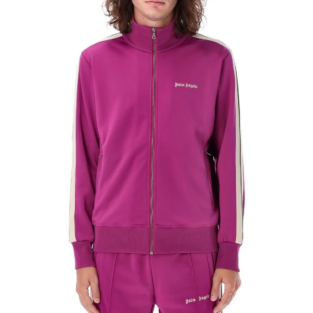 Palm Angels
Logo Embroidered High Neck Jacket